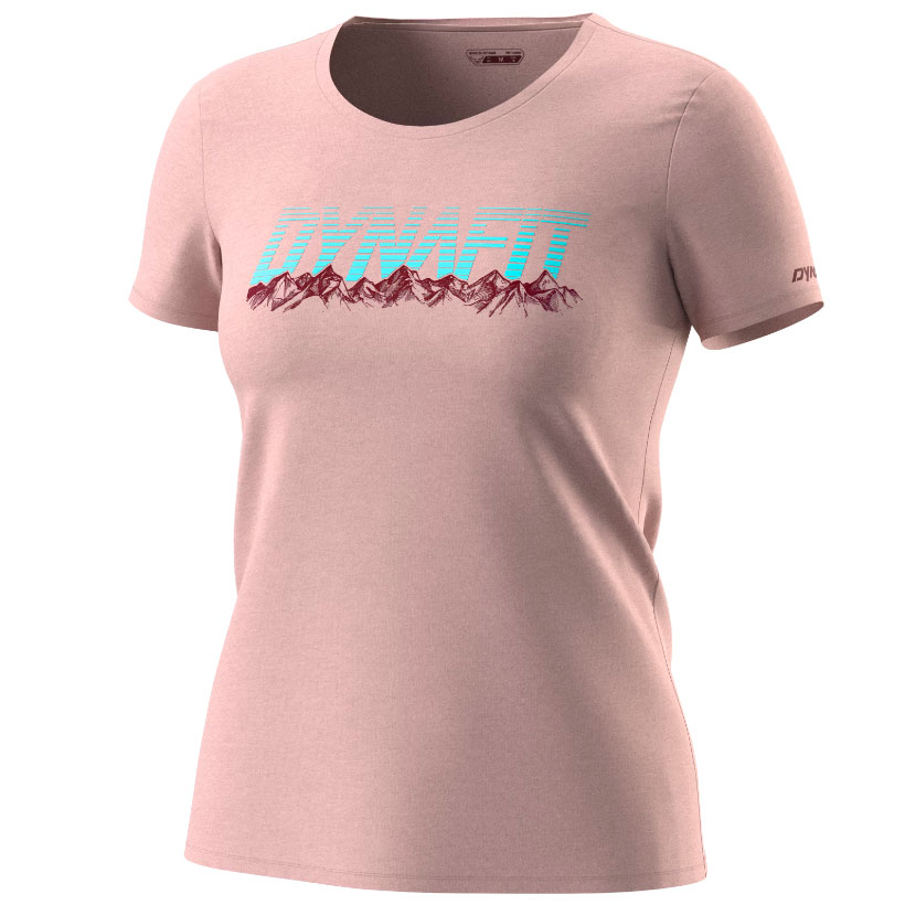 DYNAFIT Graphic Co W S/S Tee pale rose/range